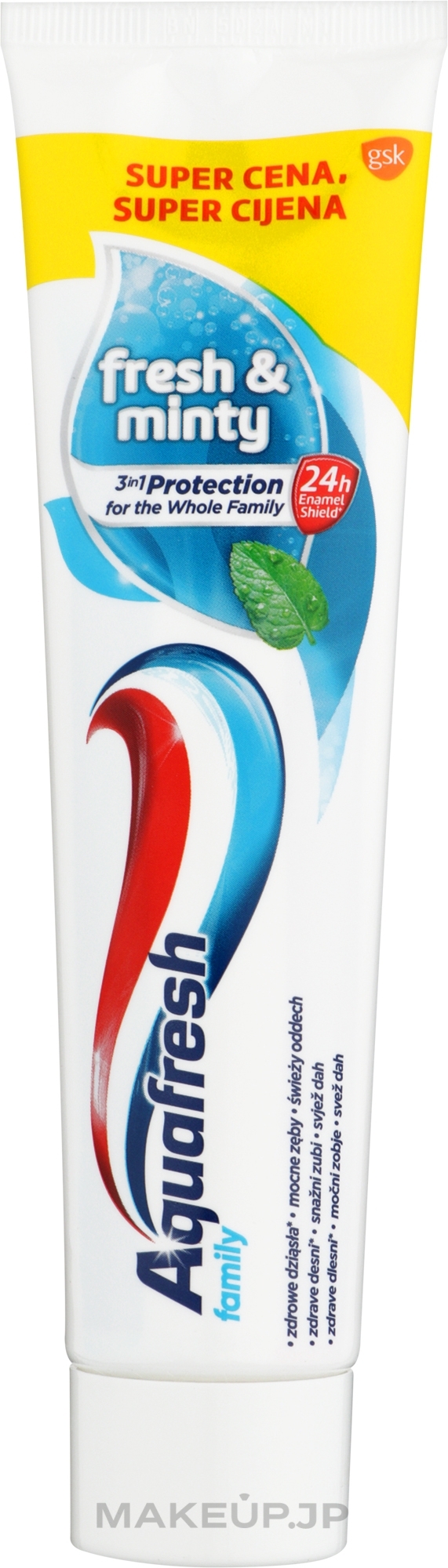 Toothpaste without Paper Packaging - Aquafresh Family — photo 100 ml