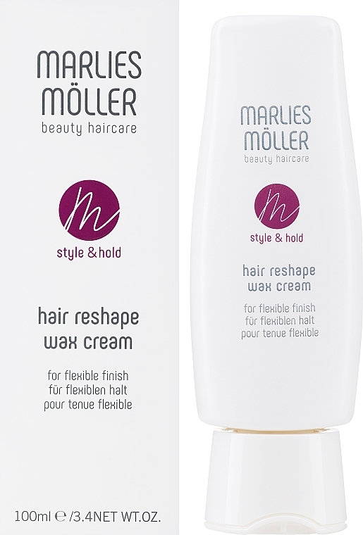 Hair Reshape Wax Cream - Marlies Moller Style & Hold Hair Reshape Wax Cream — photo N2