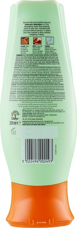 Almond Hair Conditioner - Dabur Vatika Sweet Almond Moisturizing Conditioner — photo N2