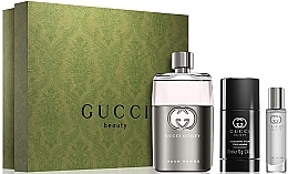 Fragrances, Perfumes, Cosmetics Gucci Guilty Pour Homme - Set (edt/90ml + deo/75ml + edt/15ml) 