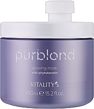 Fragrances, Perfumes, Cosmetics Blonde Hair Mask - Vitality's Purblond Glowing Mask