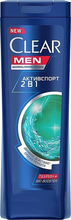 Anti-Dandruff Shampoo & Conditioner 2in1 'Active Sport' - Clear Vita Abe — photo N3