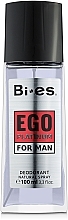 Fragrances, Perfumes, Cosmetics Bi-Es Ego Platinum - Perfumed Deodorant Spray