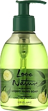 Liquid Hand Soap 'Green Tea & Cucumber' - Oriflame Love Nature Purifying Liquid Hand Soap — photo N1