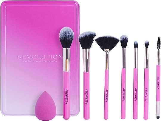 Set - Makeup Revolution The Brush Edit Gift Set — photo N1