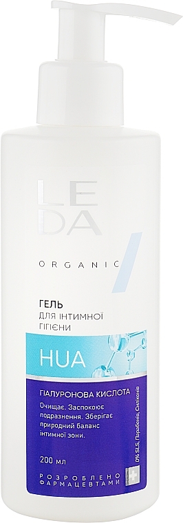 Intimate Hygiene Gel with Hyaluronic Acid & Prebiotics - Leda Intimate Hygiene Gel — photo N1