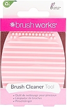 Silicone Brush Cleaner, small - Brushworks Silicone Makeup Brush Cleaning Tool — photo N3