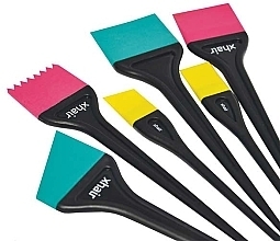 Hair Coloring Brush Set, 6 pcs - Xhair — photo N2