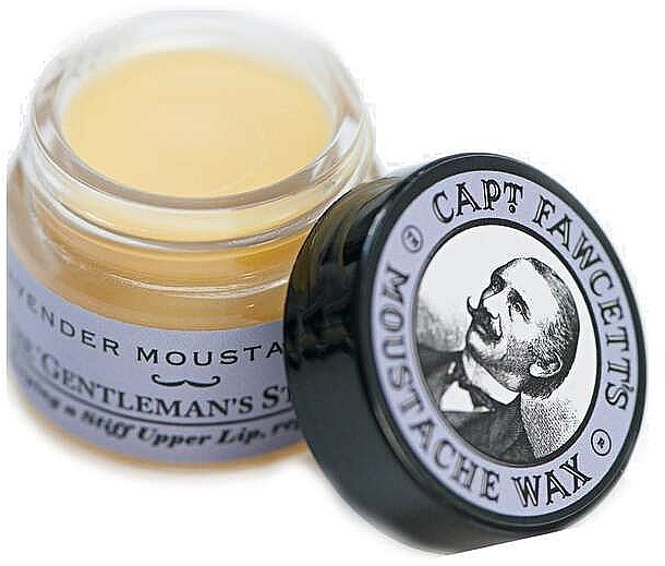 Set - Captain Fawcett Moustache Wax & Folding Pocket Moustache Comb (CF.87T) (wax/15ml + comb/1pcs) — photo N2