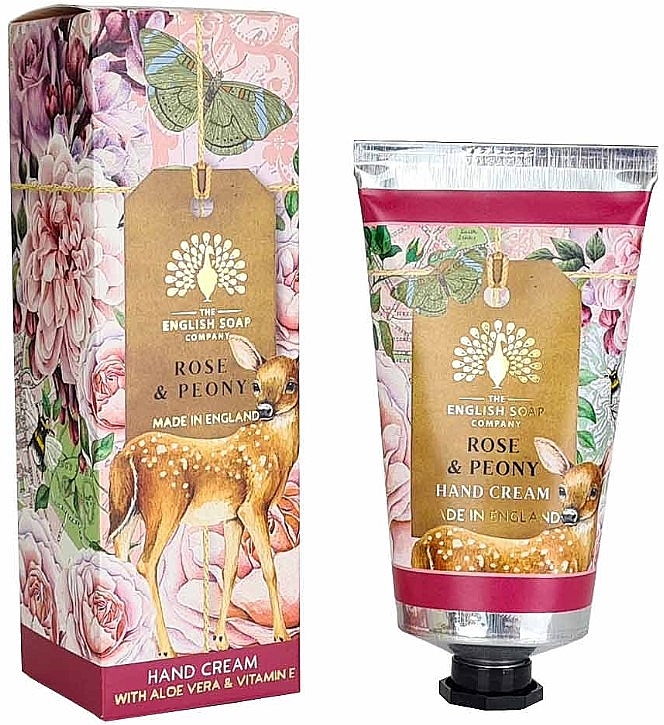 Rose & Peony Hand Cream - The English Soap Company Anniversary Rose and Peony Hand Cream — photo N1