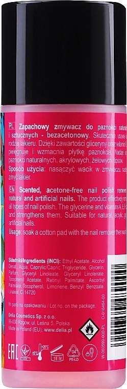 Nail Degreaser, without acetone smell - Delia Cleaner Nails Cleanup — photo N2