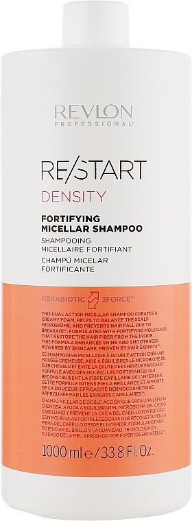 Strengthening Micellar Shampoo - Revlon Professional Restart Density Fortifying Micellar Shampoo — photo N3