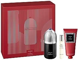 Fragrances, Perfumes, Cosmetics Cartier Pasha De Cartier Edition Noire - Set (edt/100ml + edt/mini/10ml + sh gel/100ml)