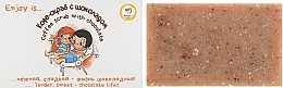 Natural Soap "Coffee Scrub with Chocolate" - Enjoy & Joy Eco — photo N1