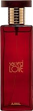 Fragrances, Perfumes, Cosmetics Ajmal Sacred Love - Eau de Parfum (tester without cap)