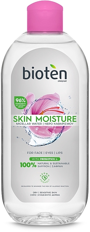 Micellar Water for Dry & Sensitive Skin - Bioten Skin Moisture Micellar Water — photo N2