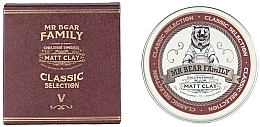 Fragrances, Perfumes, Cosmetics Matte Hair Styling Clay - Mr. Bear Family Golden Ember Matt Clay