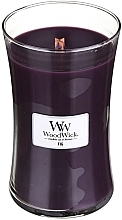 Fragrances, Perfumes, Cosmetics Scented Candle in Glass - WoodWick Hourglass Candle Fig