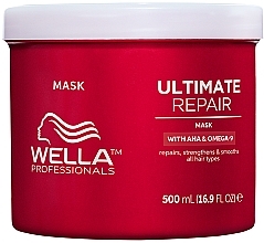 All Hair Types Cream Mask - Wella Professionals Ultimate Repair Mask With AHA & Omega-9 — photo N5