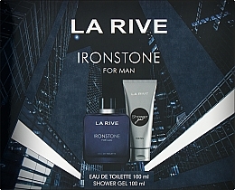 La Rive Ironstone For Men - Set (edt/100ml + sh/gel/100ml) — photo N1