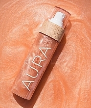 Face, Body & Hair Shimmer Spray with Peptides - Cocosolis Aura Peptide Shimmer Spray — photo N2