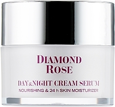 Fragrances, Perfumes, Cosmetics Nourishing Cream Serum for Dry Skin 'Day+Night' - Diamond Rose Day and Night Cream Serum