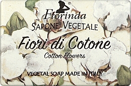 Fragrances, Perfumes, Cosmetics Cotton Flowers Natural Soap - Florinda Magic Of Flowers Cotton Flowers Vegetal Soap