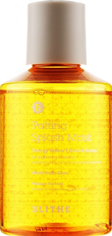 Energy Yellow Citrus & Honey Splash Mask - Blithe Energy Yellow Citrus and Honey Patting Splash Mask — photo N3