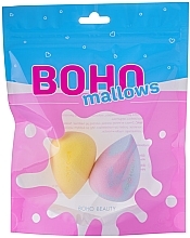 Makeup Sponge Set - Boho Beauty Bohomallows Pink Sugar + Lemon (sponge/2pcs) — photo N1