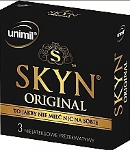 Fragrances, Perfumes, Cosmetics Condoms, 3 pcs - Unimil Skyn Feel Everything Original