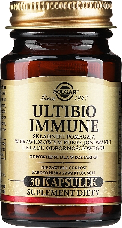 Immune System Dietary Supplement - Solgar Vitamins Ultibio Immune Capsules — photo N1