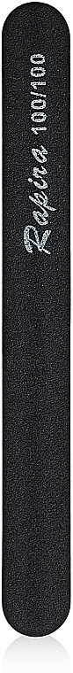 Nail File 100/100, black, PK7040 - Rapira — photo N1