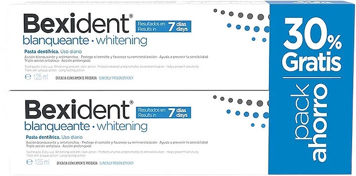 セット - Isdin Bexident Whitening Toothpaste Duo Pack (toothpaste/2x125ml) — photo N1