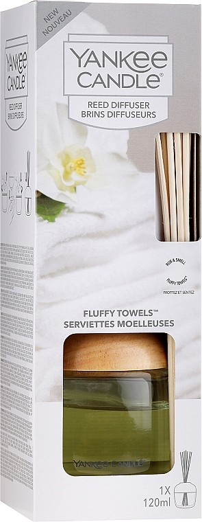 Reed Diffuser - Yankee Candle Fluffy Towels Reed Diffuser — photo N1