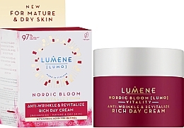 Anti-Wrinkle Day Cream - Lumene Nordic Bloom Vitality Anti-Wrinkle & Revitalize Rich Day Cream — photo N2