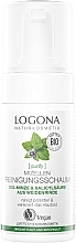 Micellar Cleansing Foam with Organic Mint & Willow Bark Salicylic Acid - Logona Purifying Micelle Cleansing Foam — photo N4