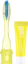 Hiskin Mango Travel Set (toothpaste/4ml + toothbrush) - Toothbrush Set — photo N2