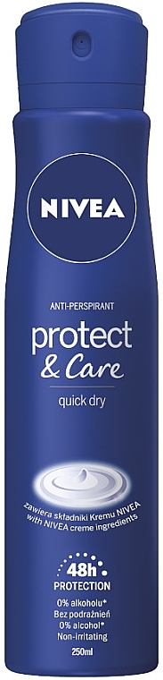 Women Deodorant Spray "Protection and Care" - NIVEA Protect & Care Antyperspirant — photo N2