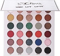 Fragrances, Perfumes, Cosmetics Eyeshadow Palette - BH Cosmetics Miss Claus The Lit List 30 Color Shadow Palette