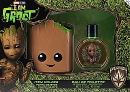 Fragrances, Perfumes, Cosmetics Air-Val International Marvel I Am Groot - Set (edt/50ml + acc)