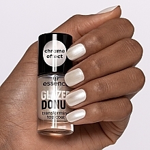 Chrome Effect Top Coat - Essence Glazed Donut Transforming Top Coat — photo N4