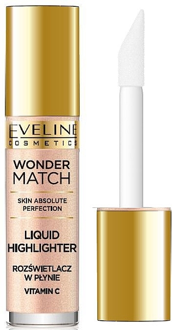 Liquid Face Highlighter - Eveline Cosmetics Wonder Match Liquid Highlighter — photo N2