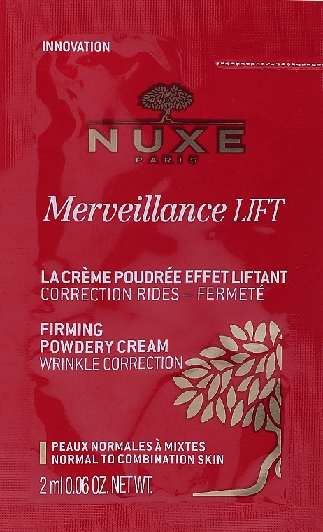 Firming Powder Cream - Nuxe Merveillance Lift Cream Powder Lifting Effect (sample) — photo N1