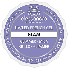 Nail Gel - Alessandro International French Gel White Glam — photo N2