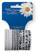 Fragrances, Perfumes, Cosmetics Elastic Hair Bands with Pattern, white mix - Top Choice