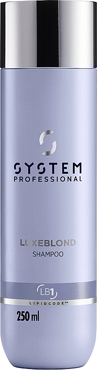 ブロンドの髪用シャンプー - System Professional LipidCode LuxeBlond Shampoo LB1 — photo N1