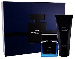 Fragrances, Perfumes, Cosmetics Narciso Rodriguez For Him Bleu Noir - Set (edp/50ml + sh/gel/200ml)