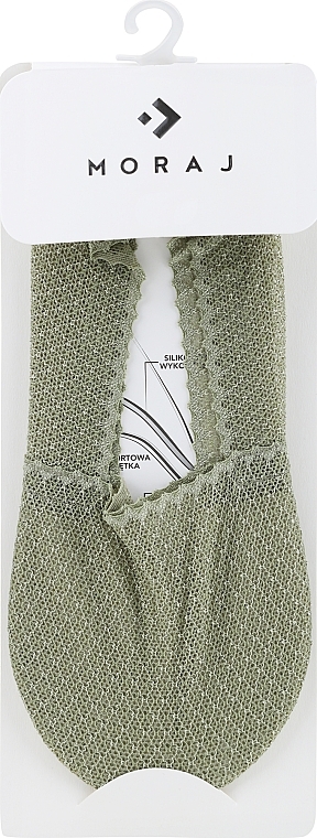 Low Socks with Lace, green, 1 pair - Moraj — photo N1