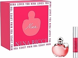 Fragrances, Perfumes, Cosmetics Nina Ricci Nina - Set (edt/50 ml + lipstick/2.5 g)