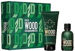 Fragrances, Perfumes, Cosmetics Dsquared2 Green Wood Pour Homme - Set (edt/100ml + sh/gel/150ml)